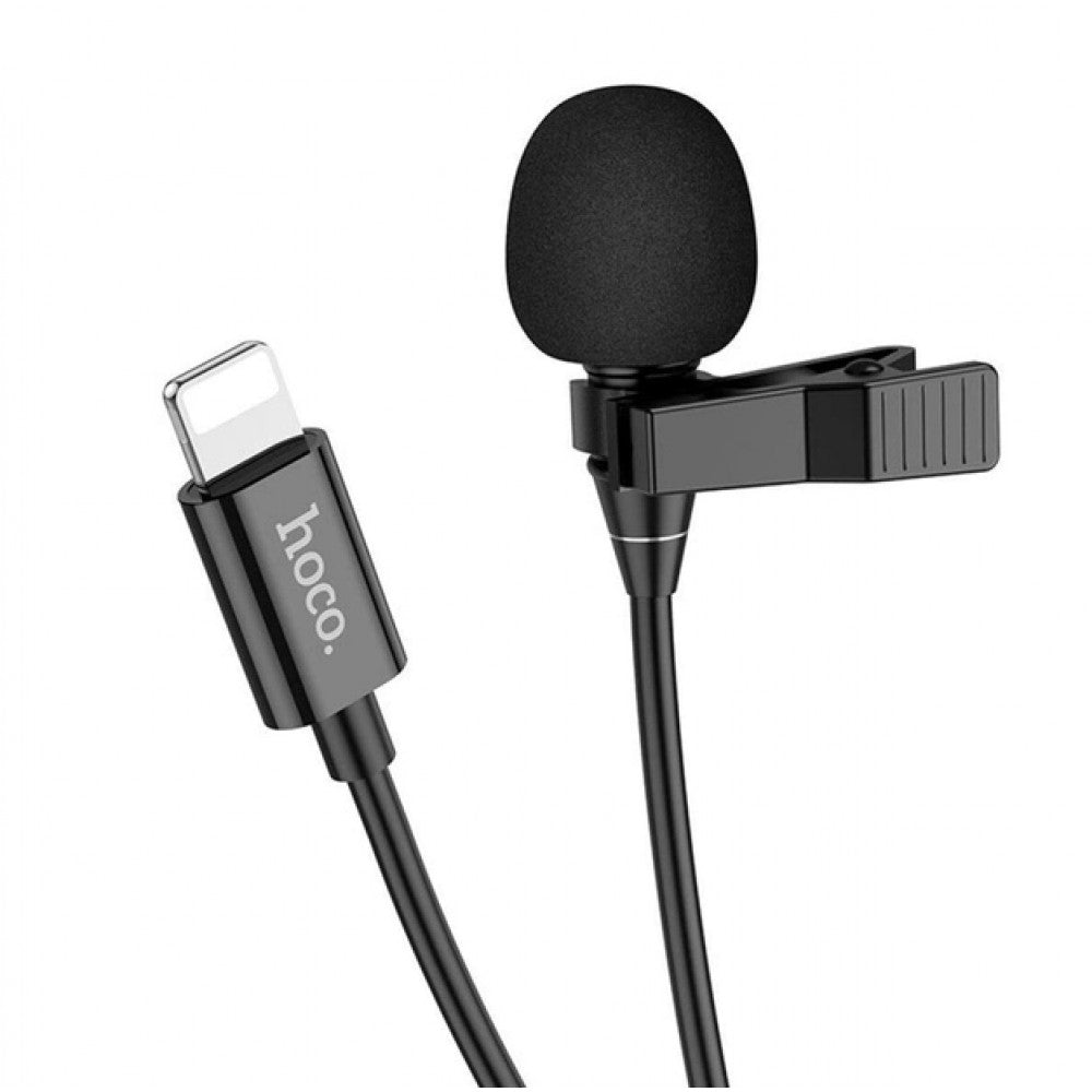 Microphone Hoco L14 iP lavalier — Black