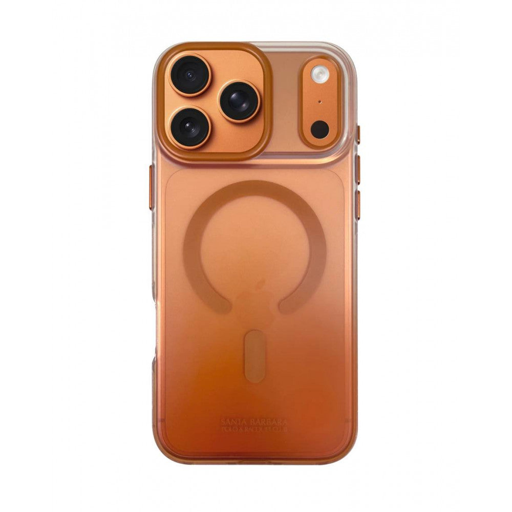 Накладка Чехлы Polo Augus Silicone Case with Magsafe iPhone 17 Pro Max — Orange