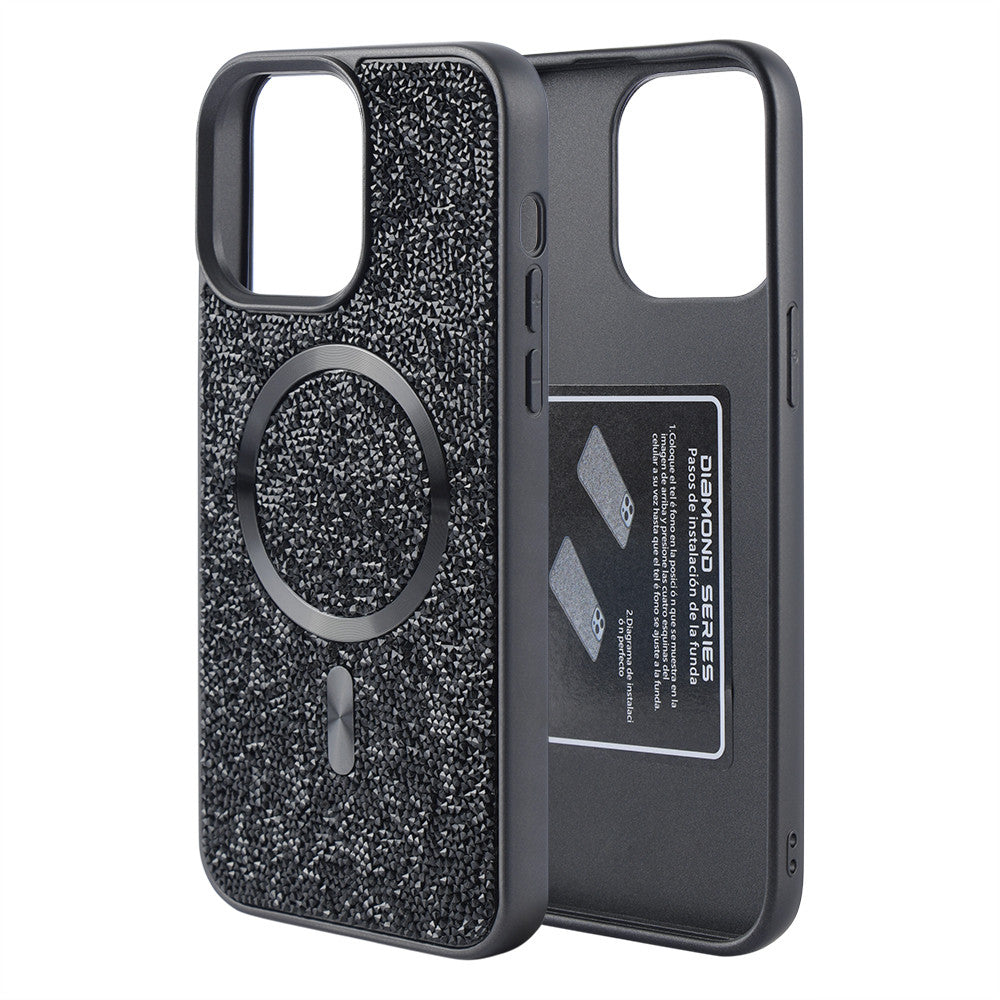 Накладка Чехлы Swarovski Case with MagSafe iPhone 17 Pro  — Black