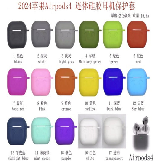 Airpods 4 Case — Silicone — Midnight Blue