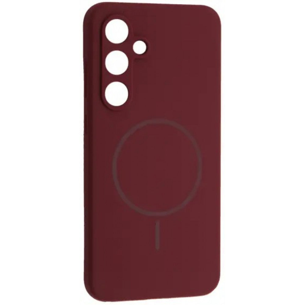 Силіконовий чохол Оригінальний з MagSafe — Samsung S25 Ultra — Marsala