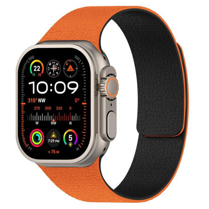 Ремінець Magic Silicon Apple Watch 38 mm 40 mm 41 mm — Orange&Black