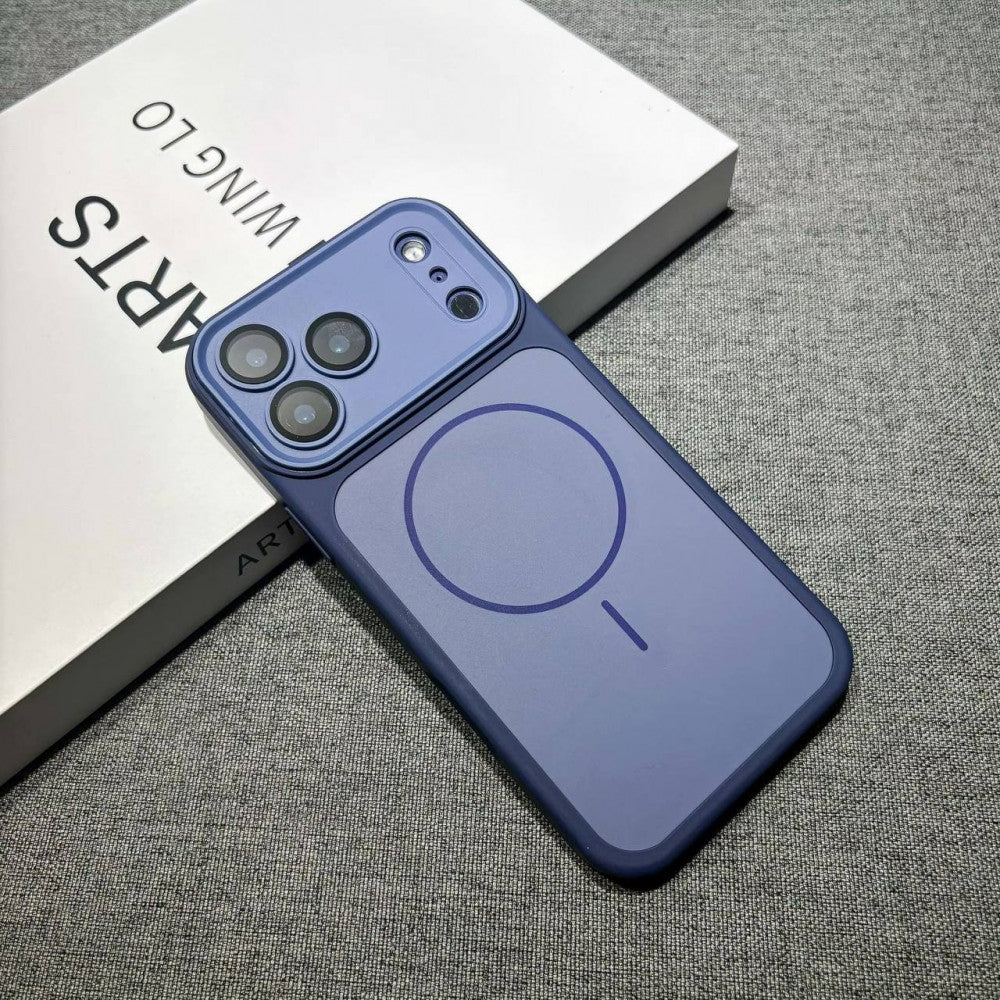 Накладка Чехлы Full camera armor Case With MagSafe — iPhone 17 Pro Max — Dark Blue