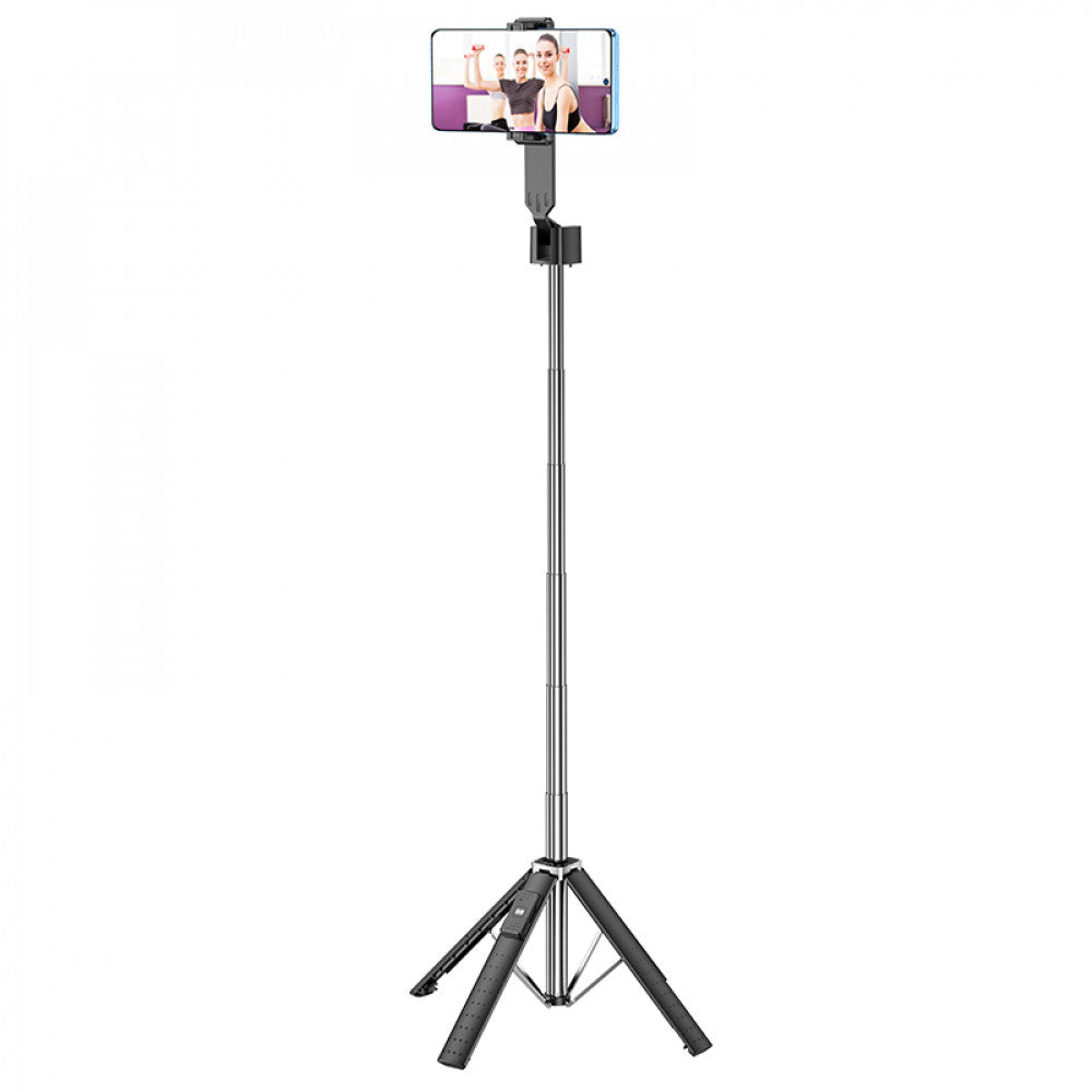 Live Broadcast Holder — Hoco K18 Wave four-leg live broadcast holder — black