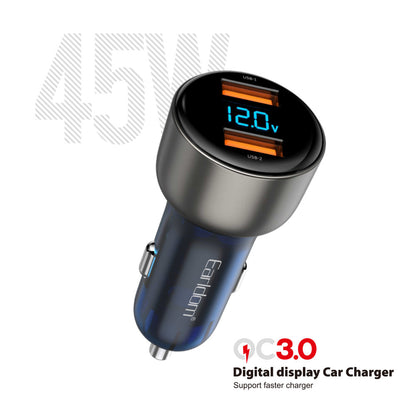 Car Charger 2.4A 2U Earldom ES-CC9