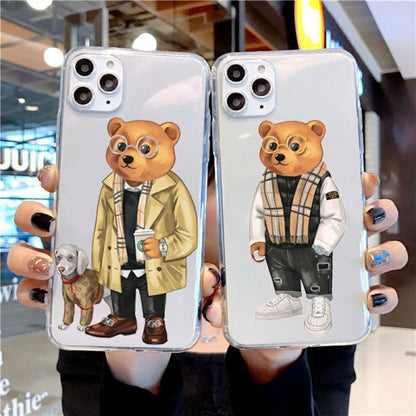 Cute Fashion Bear TPU Case  iPhone 13 Pro 6.1"