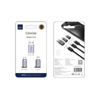 Concise Adapter Pack — WiWU Wi-C031