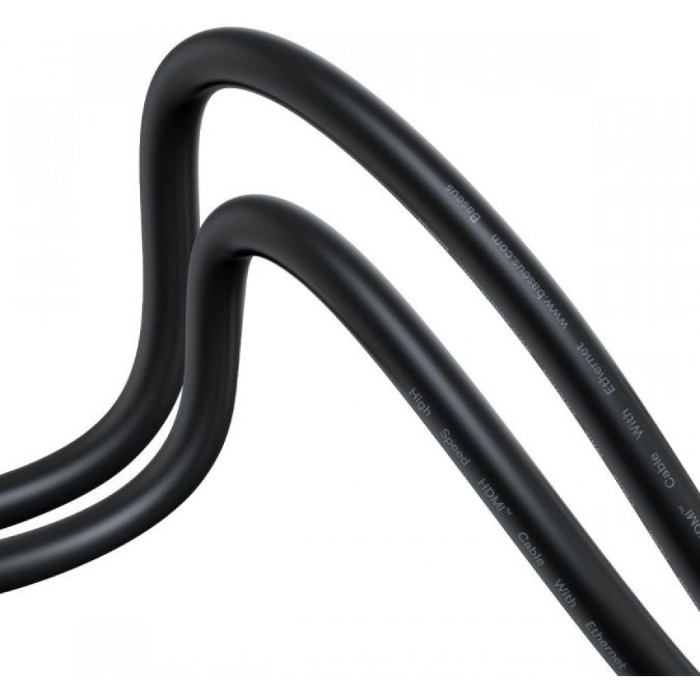 HDMI to HDMI 4K Adapter Кабель (1.5m) Baseus (WKGQ020101) High Definition Series Graphene Black — WKGQ020101 Black