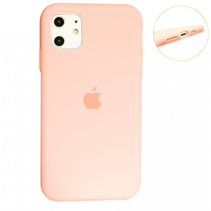 Original Silicone Case Full Size iPhone 11 - Neon Piink