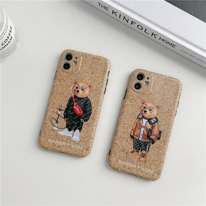 Cute Casual Bear Baron Filou TPU Case  iPhone 12 Pro Max 6.7"