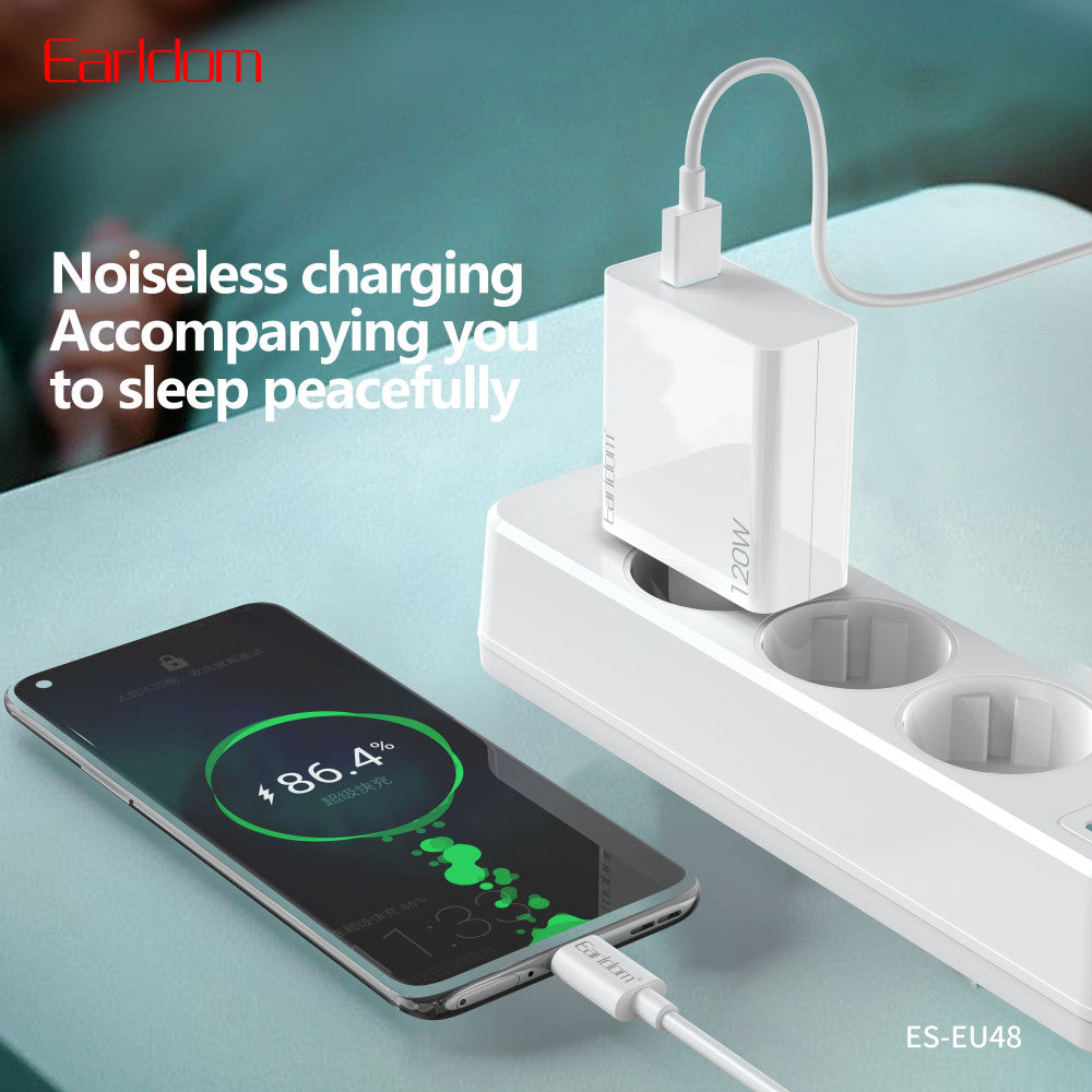 Home Charger | 120W | 1U | USB C Cable (1m) — Earldom ES-EU48