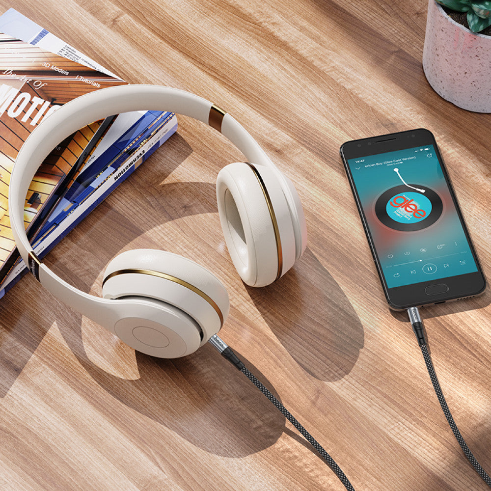 Cable Aux (1m) Hoco UPA26 — Black