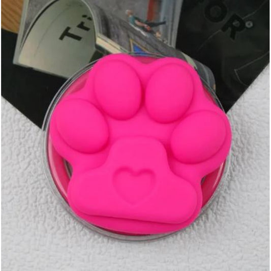 Popsocket magsafe « Cat paw »  — Neon Pink