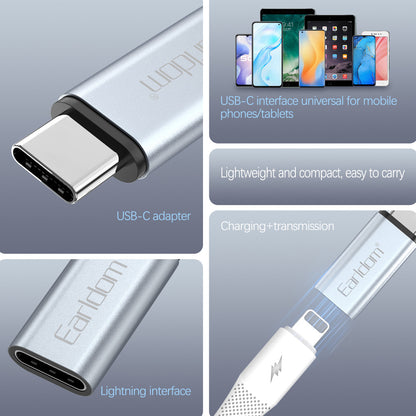 Adapter USB C To Lightning Earldom ET-OT104