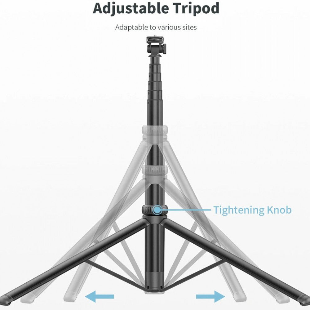 Monopod Tripod C05 | 2m Balanced and stable shooting multifunctional expansion of the metal tripod selfie stick