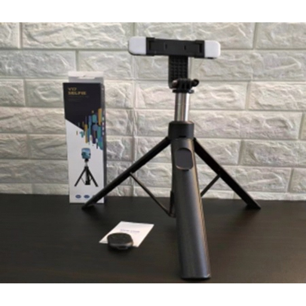 Monopod Tripod | Button Bluetooth | 2 LED Lamp | Y17-2