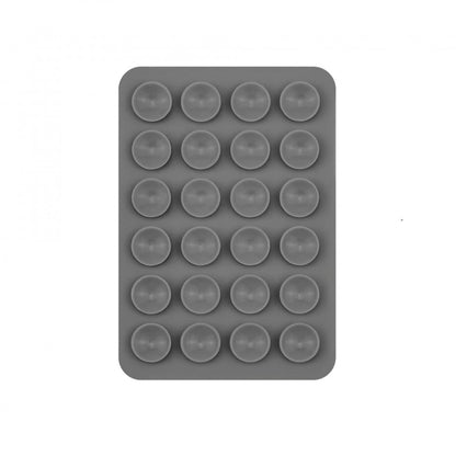 Тримач-присоска для телефону Double Side Silicone — Dark Grey 5*8