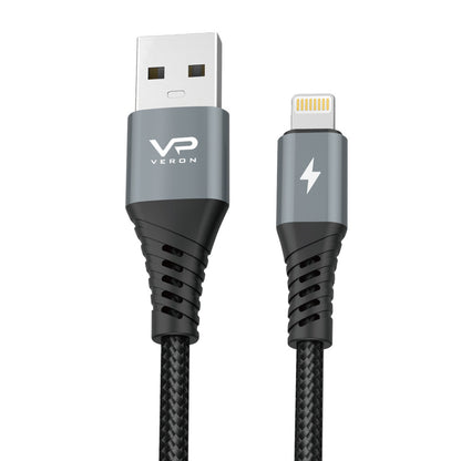 Кабель Lightning 2.4A (0.25m) — Veron NL09 Nylon