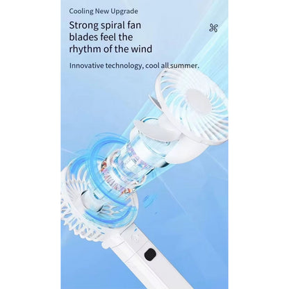 Портативный мини вентилятор RD10 - 4000 mAh — White