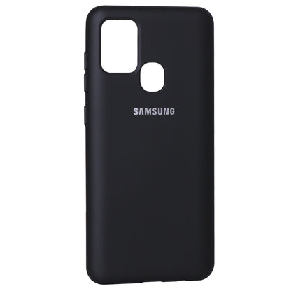 Original Silicone Cover Case Samsung A21S (A217) — Black