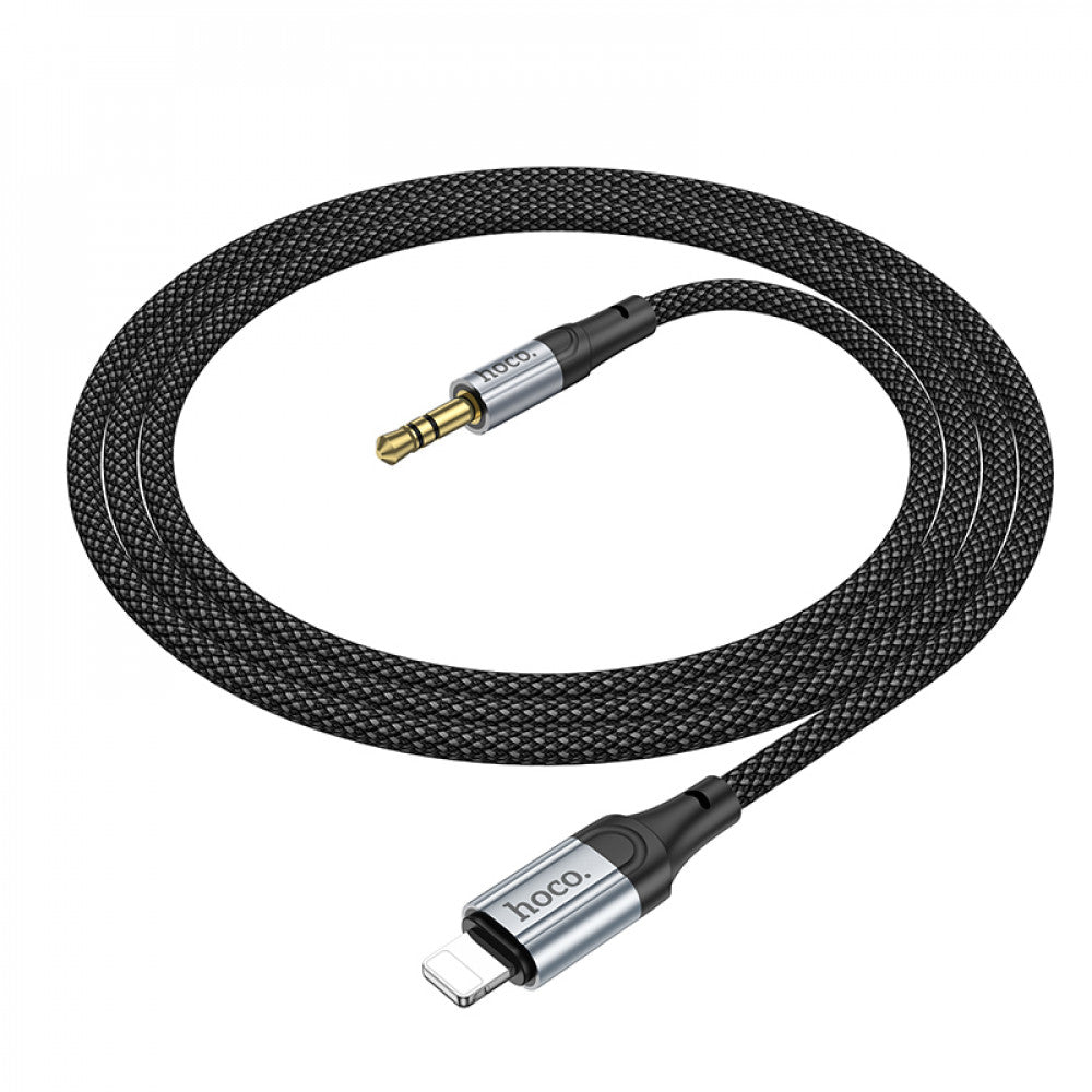 Cable Aux to Lightning — Hoco UPA26 — Black