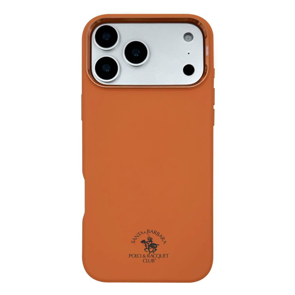 Polo Simon Leather Case with Magsafe iPhone 17 Pro Max — Orange