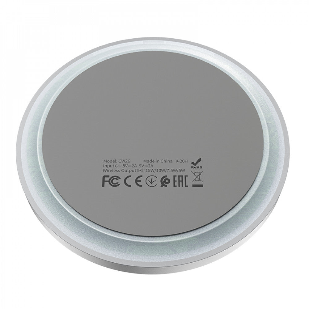 Wireless Charger 15W Hoco CW26 — White