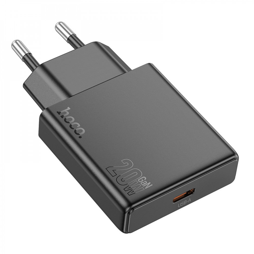 Home Charger | 20W | PD3.0 — Hoco N37 — Black