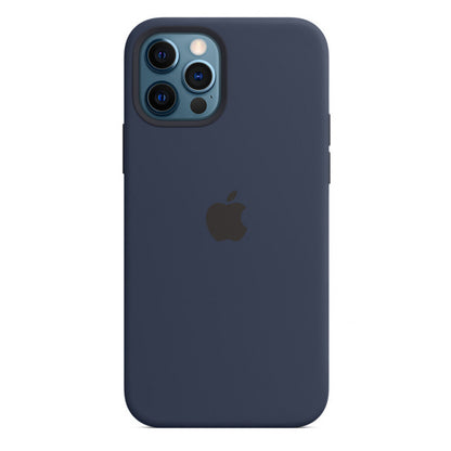Original Silicone Case Full Size iPhone 13 Pro Max 6.7" — Midnight blue (8)