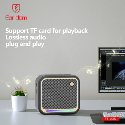 Портативна колонка Earldom ET-A36  — Milk White