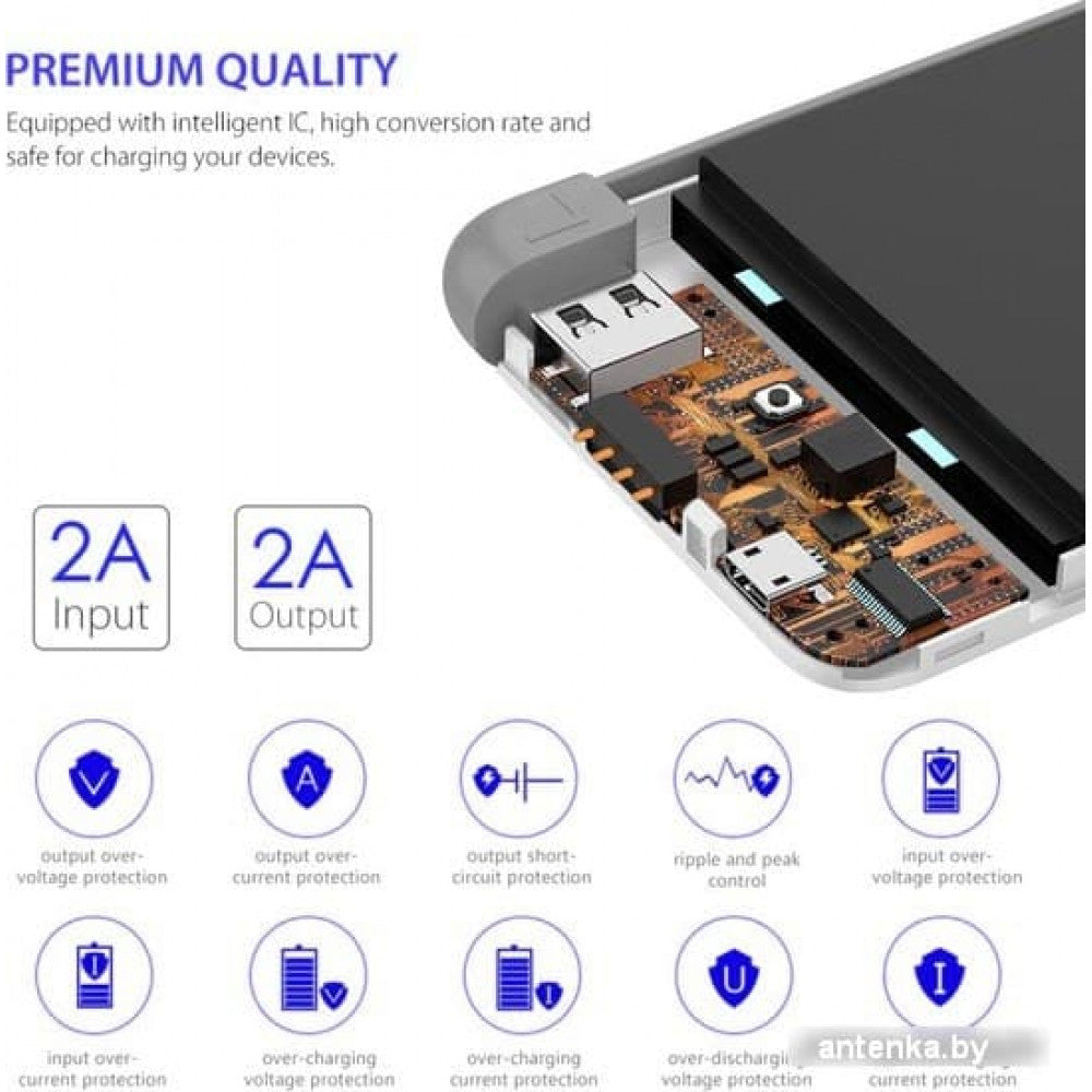 §Power Bank 10000 mAh — Yoobao S10K — Black