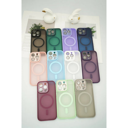 Накладка Чохли PC Matte Case With Magsafe iPhone 12 Pro — Lavender