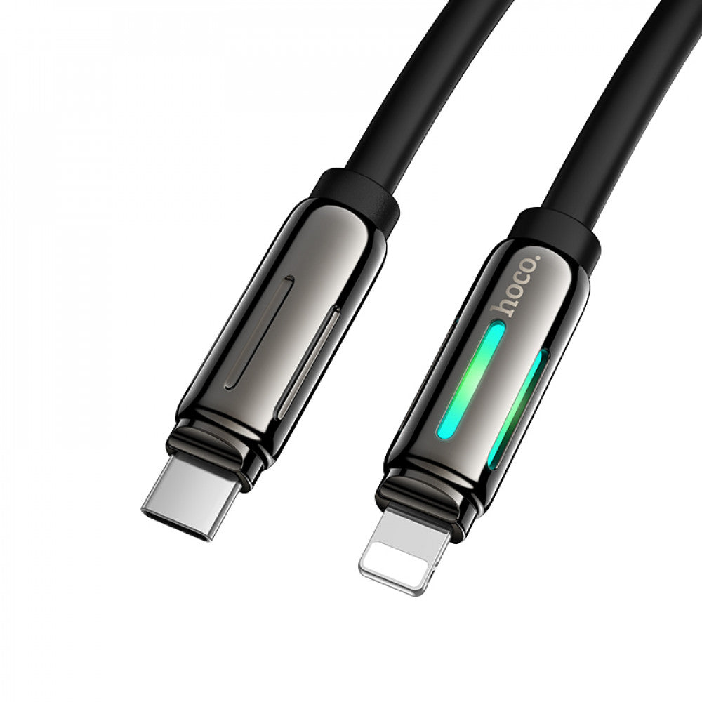 Кабель Cable USB C to Lightning 27W PD (1m) — Hoco U136 — Black