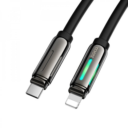 Кабель Cable USB C to Lightning 27W PD (1m) — Hoco U136 — Black