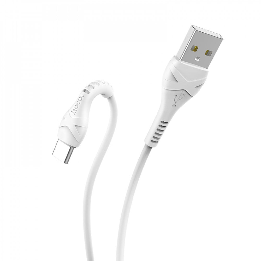 Кабель USB C 3A (1m) Hoco X37 — White