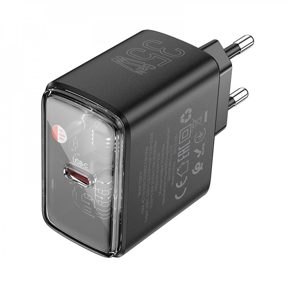 Home Charger | 35W | PD — Hoco CS41A — Black