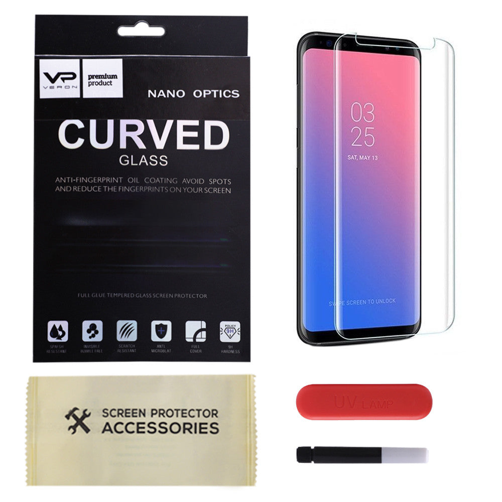 Захисне скло Veron UV Full Glue Samsung S8 Plus(G955) Clear