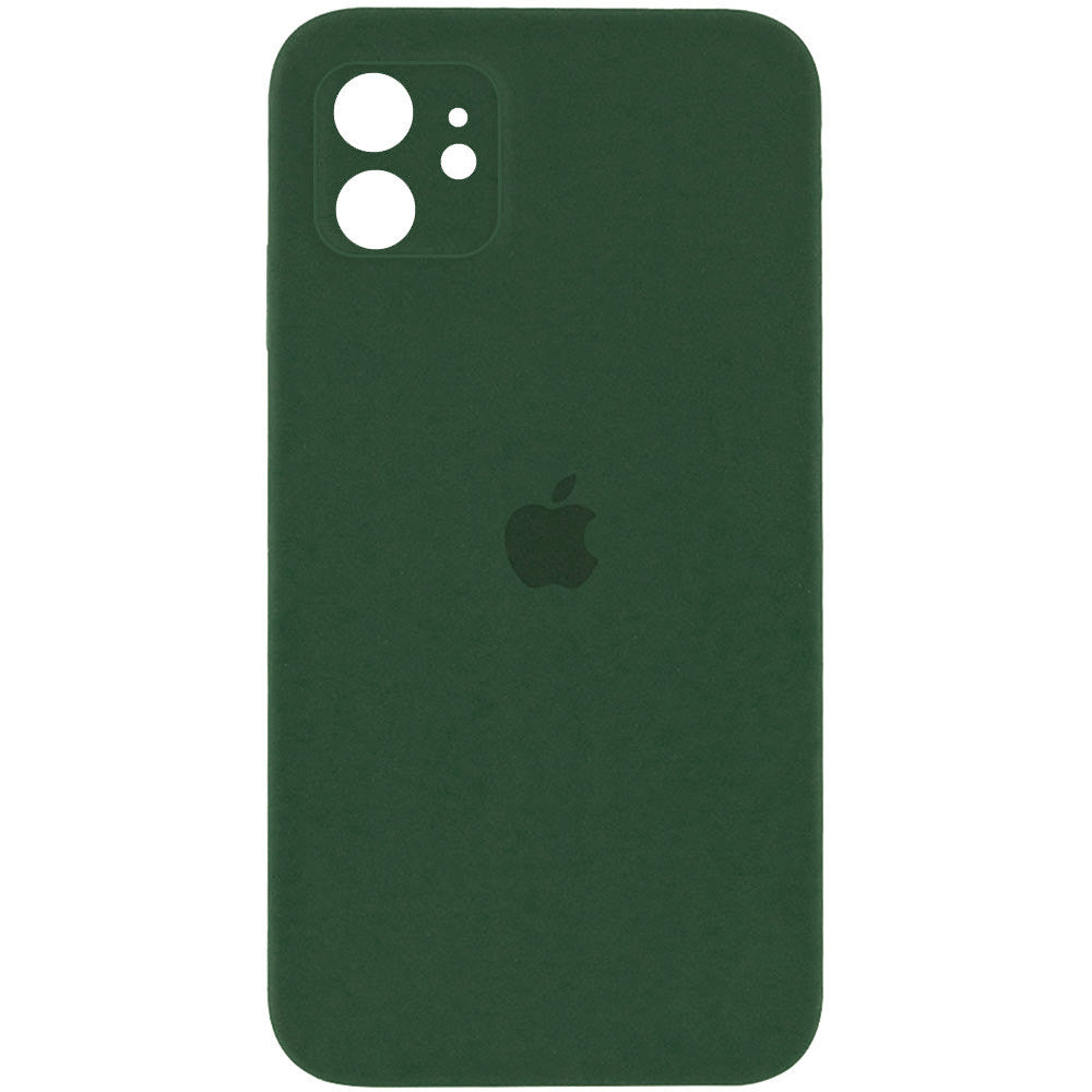 Original Silicone Case with protective camera — iPhone 16 Pro — Dark Green (48)