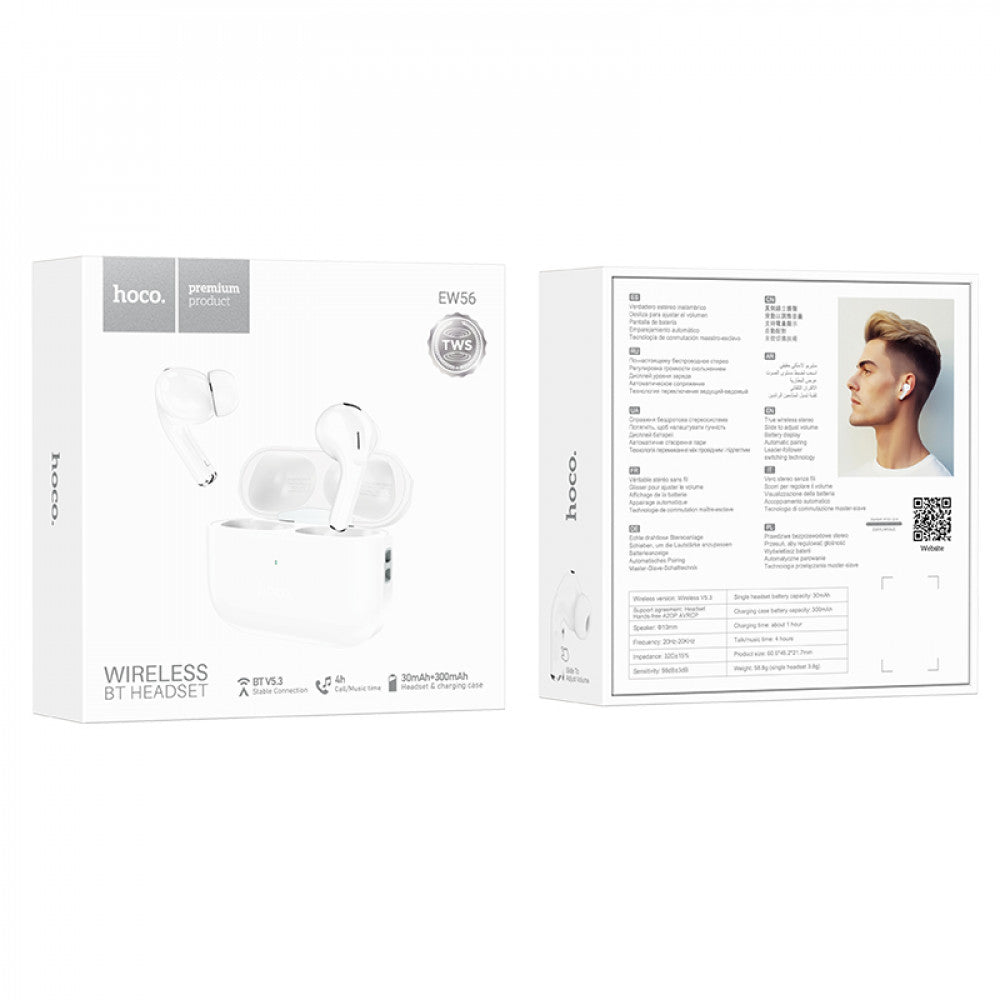 TWS Bluetooth Headset - Hoco EW56 - White
