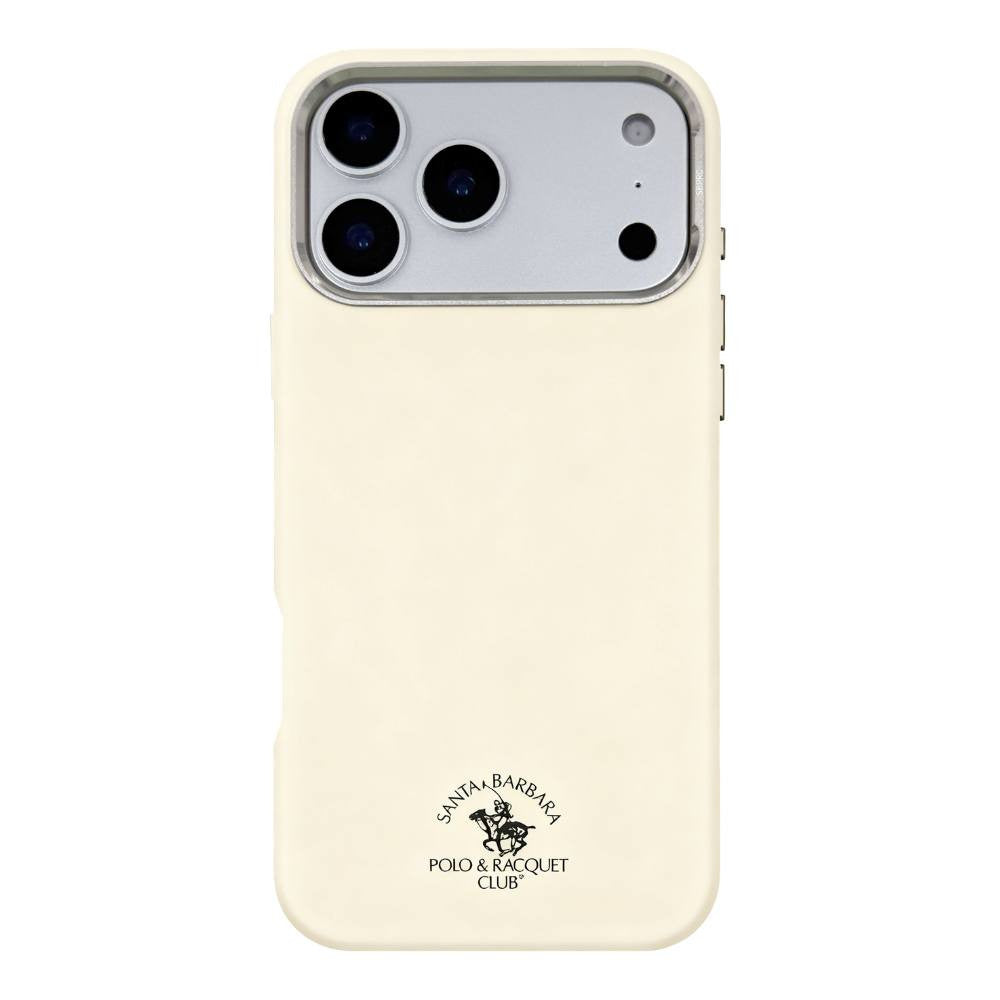 Накладка Чехлы Polo Simon Leather Case with Magsafe iPhone 17 Pro — Beige