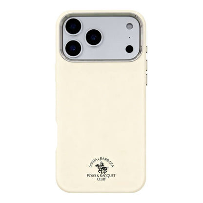 Накладка Чехлы Polo Simon Leather Case with Magsafe iPhone 17 Pro — Beige