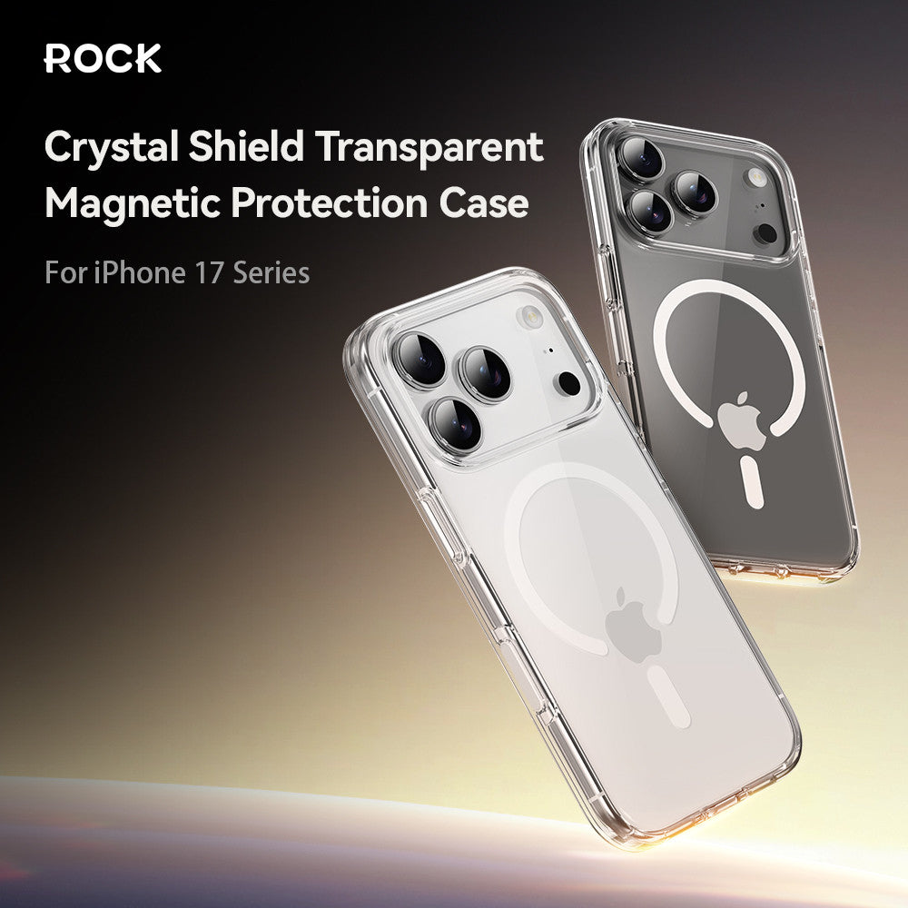 Накладка Чехлы Rock Crystal Shield Series TPU Case with Magsafe iPhone 17