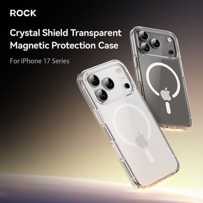 Накладка Чехлы Rock Crystal Shield Series TPU Case with Magsafe iPhone 17