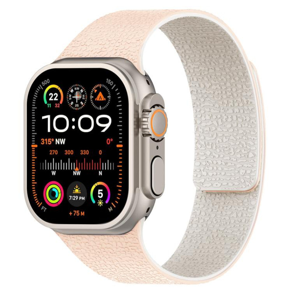 Ремінець Magic Silicon Apple Watch 38 mm 40 mm 41 mm — Milk Tea&Rock White