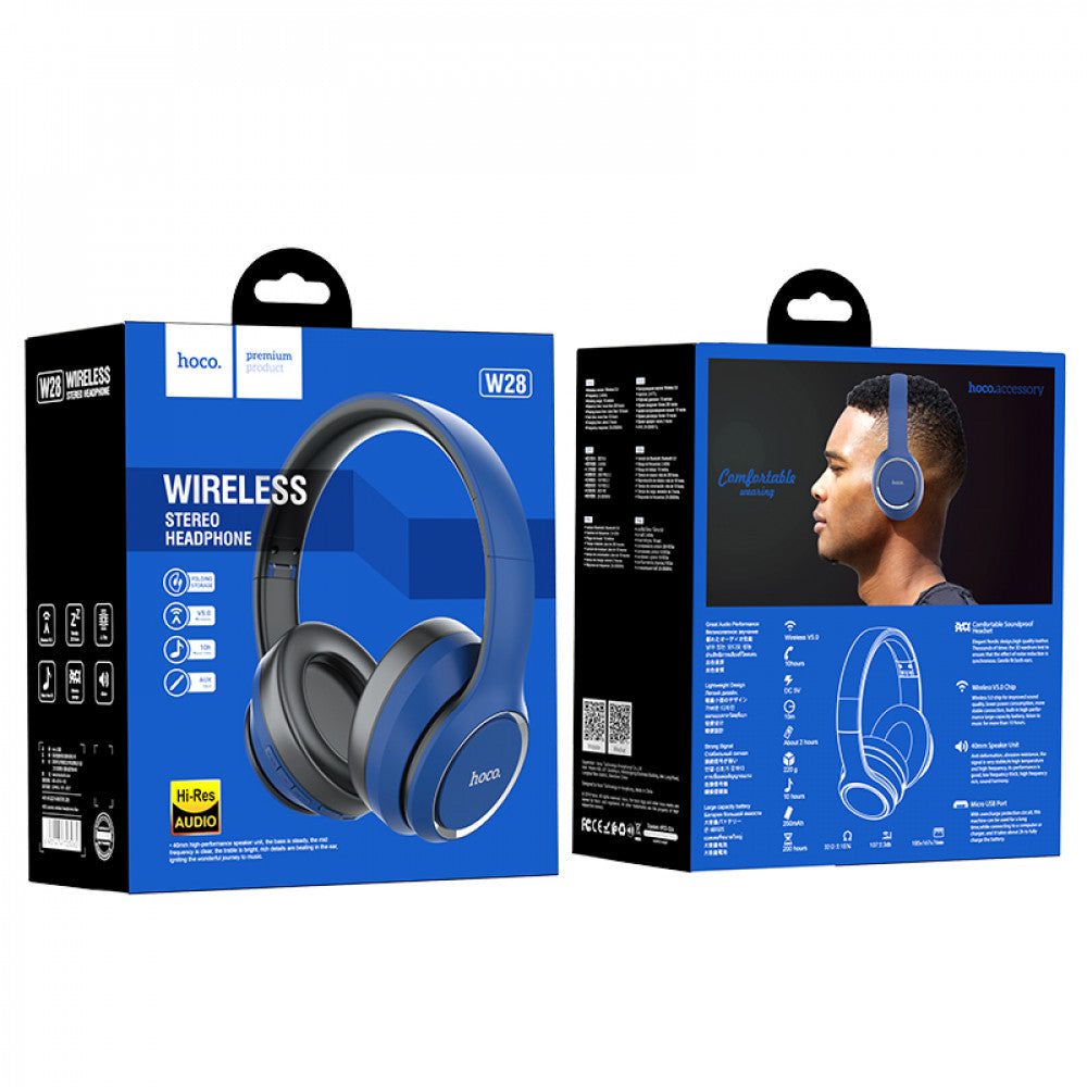 Навушники Bluetooth Hoco W28 Journey — Black