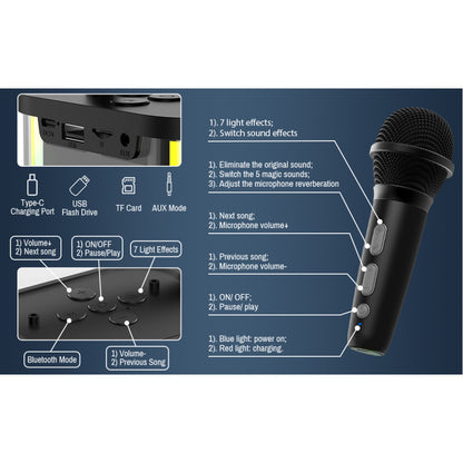 Bluetooth Speaker & 1 Microphone — WFS-K18