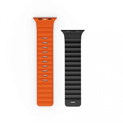 Ремінець Wiwu Wi-WB301 Apple Watch 42 44 45 49 mm — Black&Orange