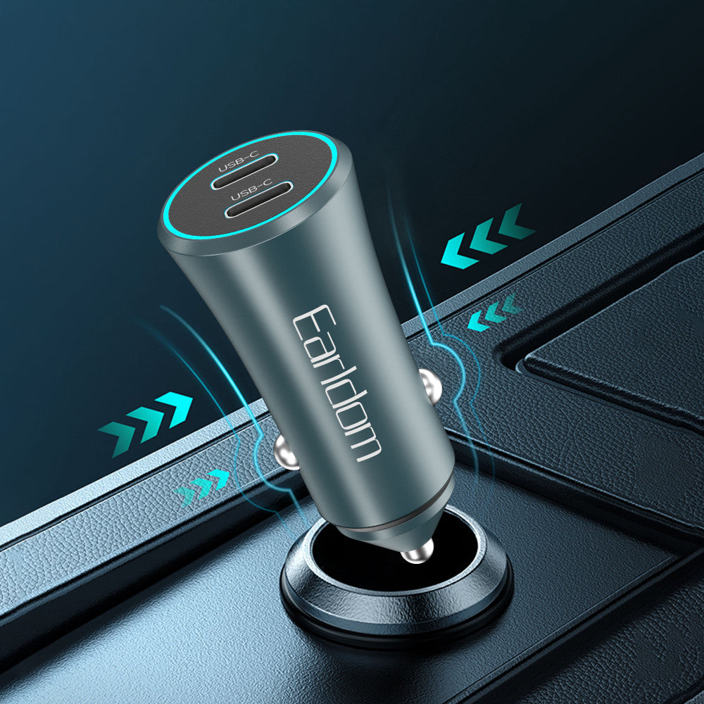 Car Charger 60W2C Earldom ES-CC51