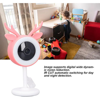 IP Camera Video Baby Monitor 4MP 1440P  — Pink