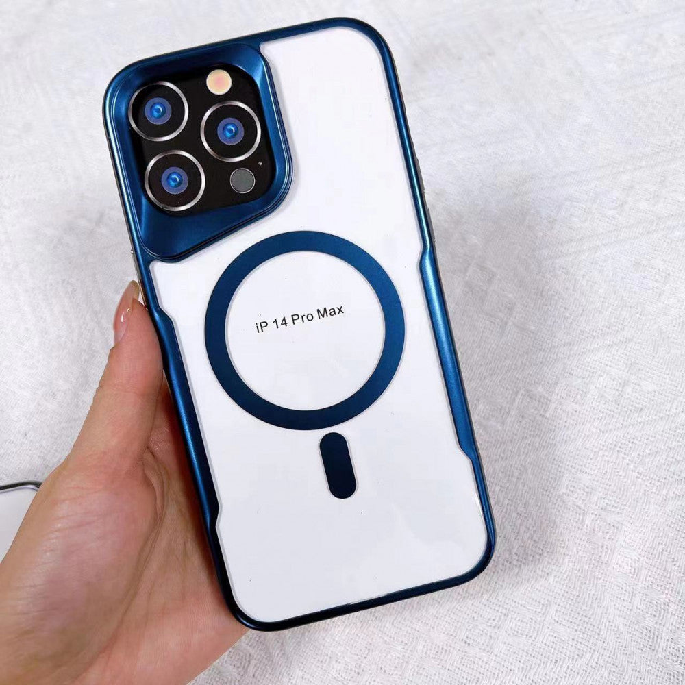 Shark Case With MagSafe iPhone 15 Plus — Blue